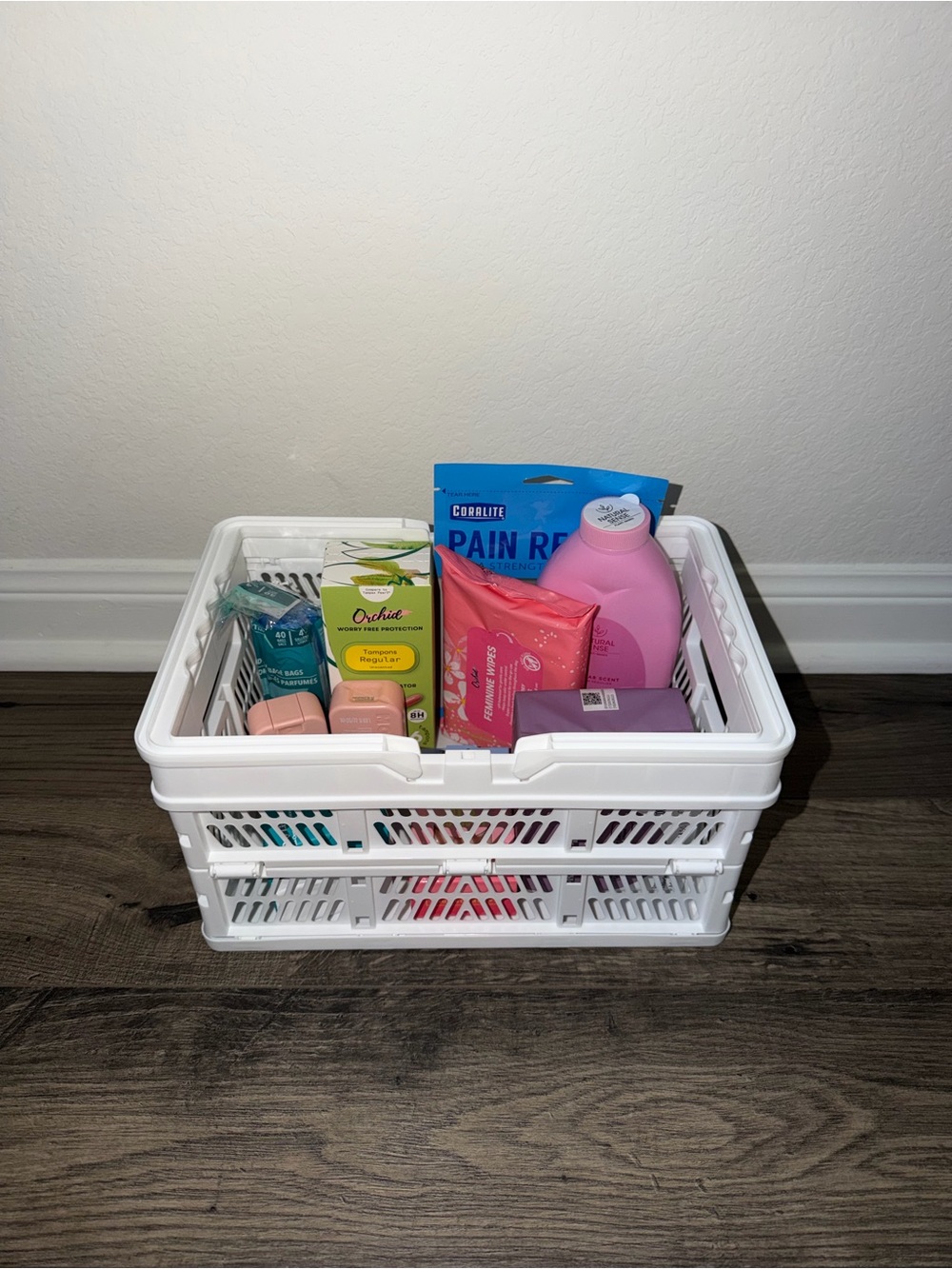 Basket of Women’s Health Products